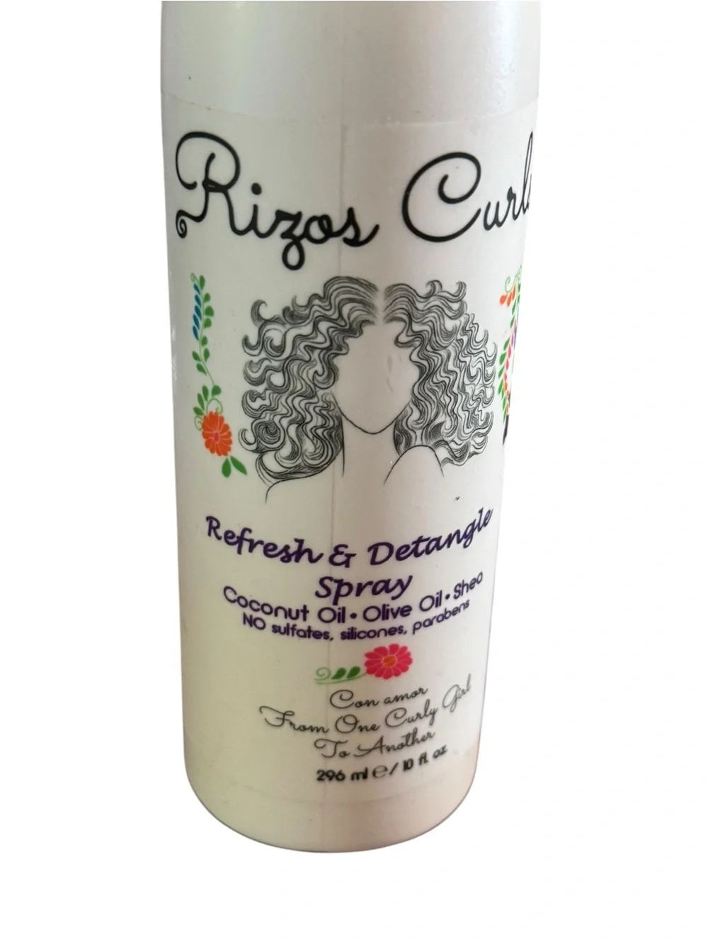 Rizos Curl Refresh & Detangle Spray 10oz New